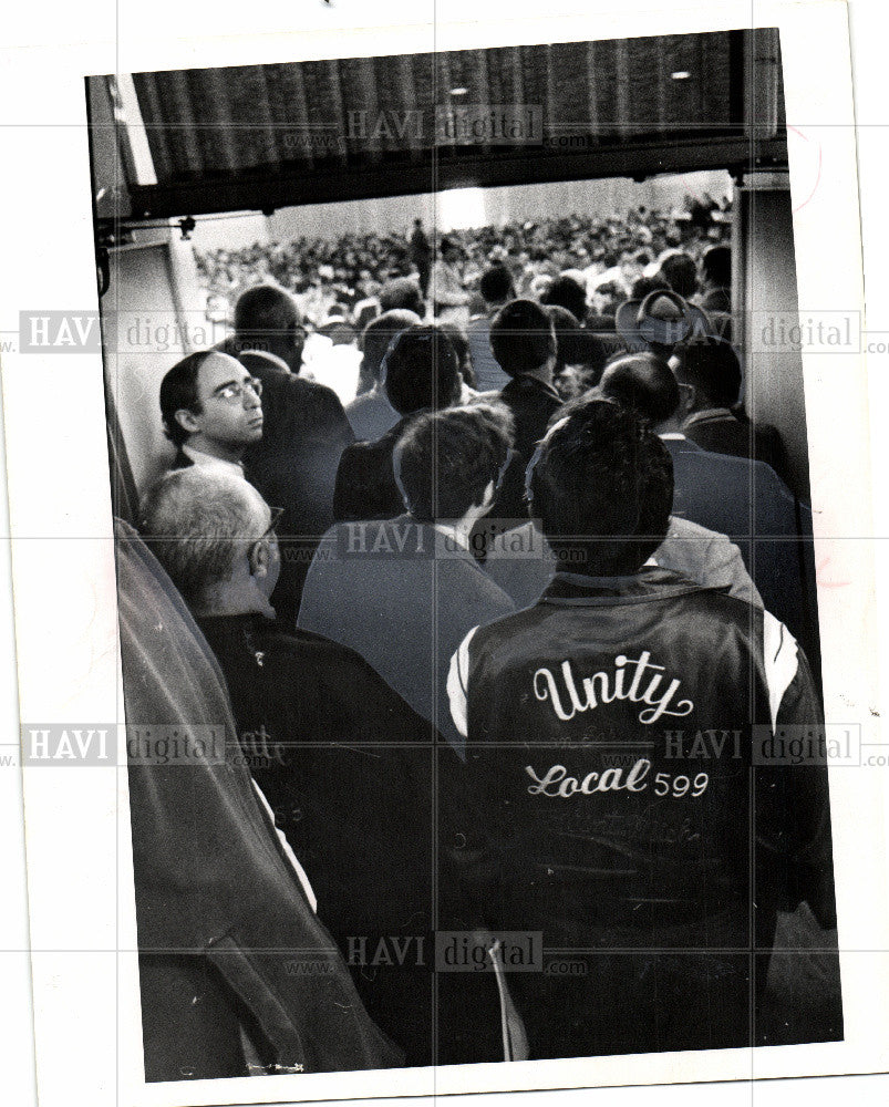 1970 Press Photo UAW contract negotiations GM delegates - Historic Images