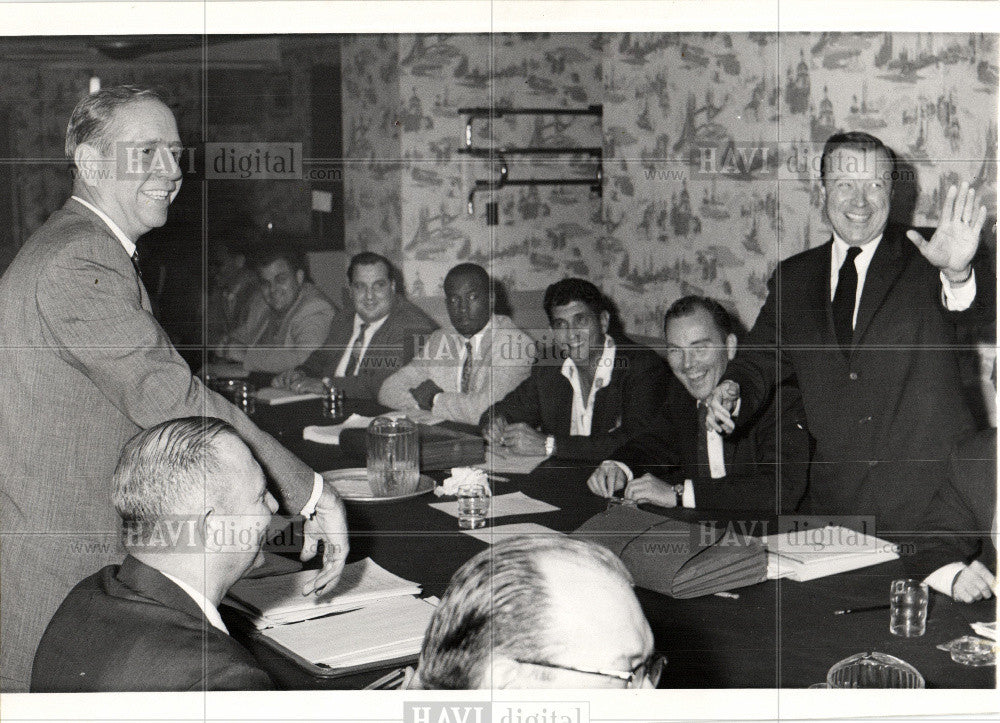 1958 Press Photo UAW CONTRACT NEGOTIATIONS, FORD 1958 - Historic Images