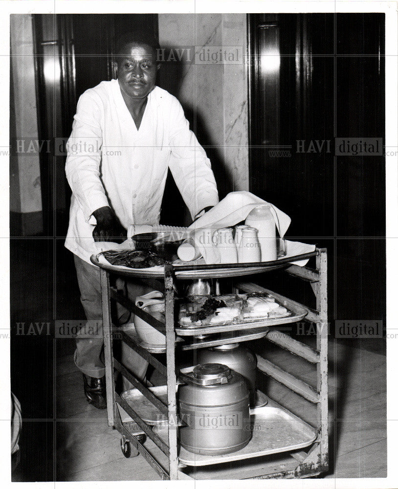 1955 Press Photo UAW CONTRACT NEGOTIATIONS GM 1955 - Historic Images