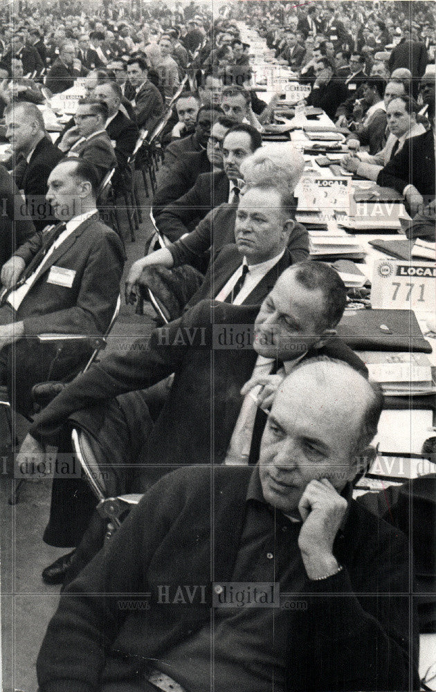 1967 Press Photo UAW BARGAINING CONVENTION 1967 - Historic Images