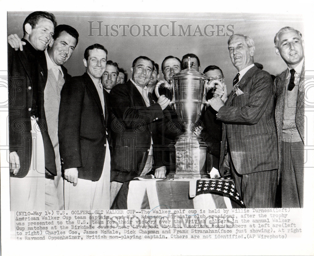 1951 Press Photo Walker Cup - Historic Images