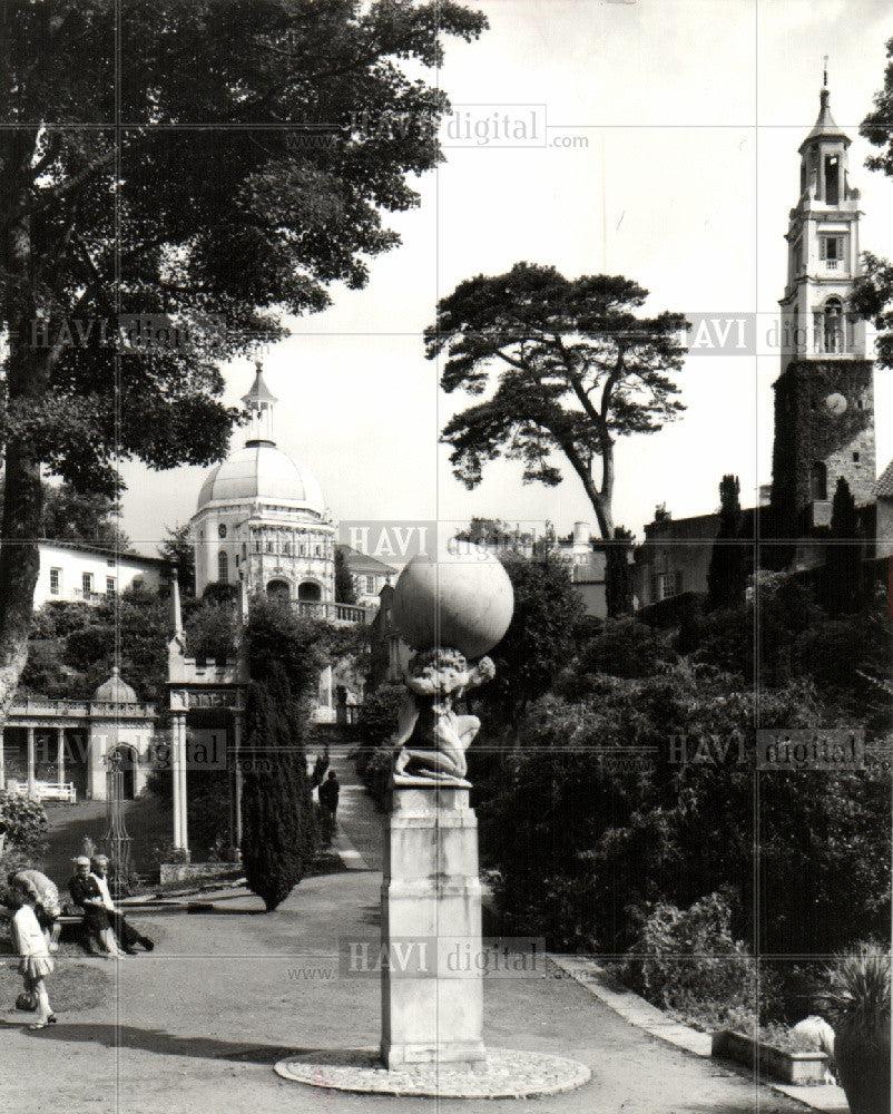 1979 Press Photo Portmerion hotel tourist attractions - Historic Images