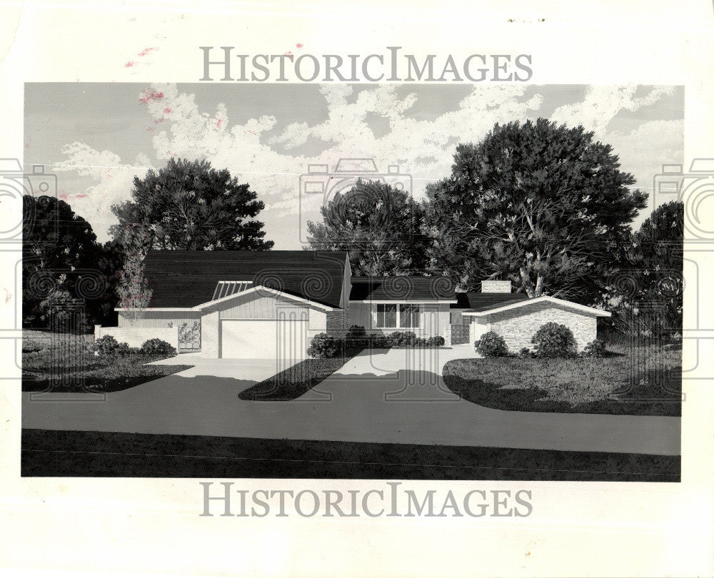 1974 Press Photo Condominium Wabeck - Historic Images