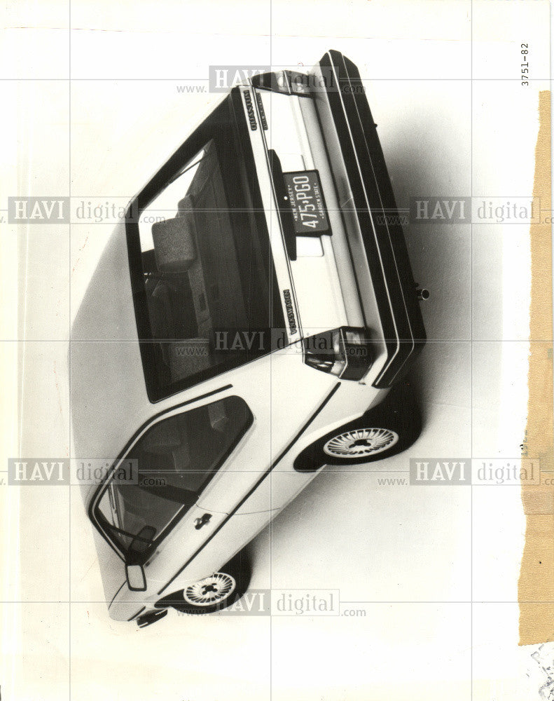 1981 Press Photo automobiles Volkswagen car - Historic Images
