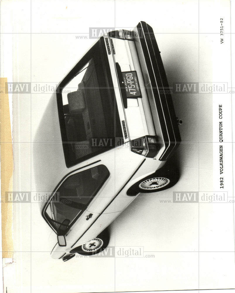 1982 Press Photo Volkswagen Quantum Coupe - Historic Images