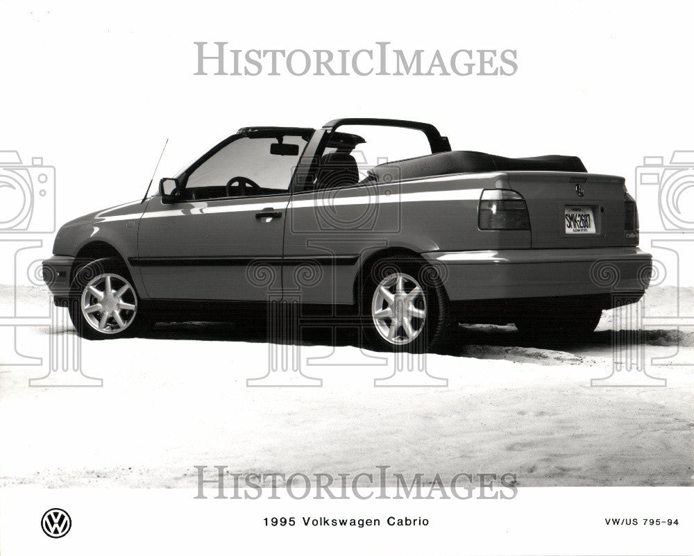 1994 Press Photo 1995 Volkswagen Cabrio Automobiles - Historic Images