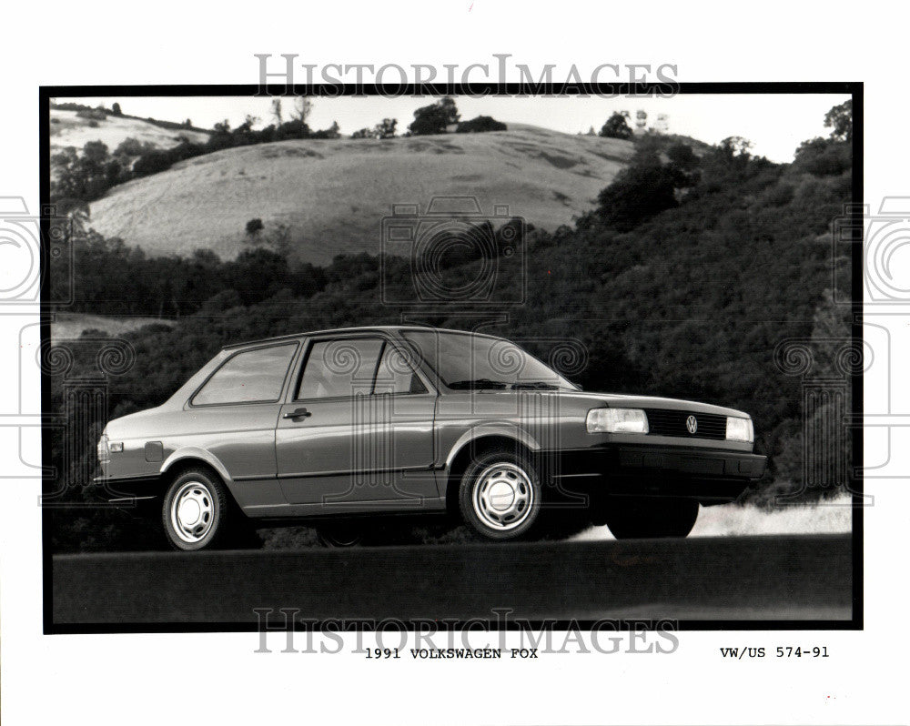 1991 Press Photo Volkswagen Fox, Brasil,  five-door - Historic Images