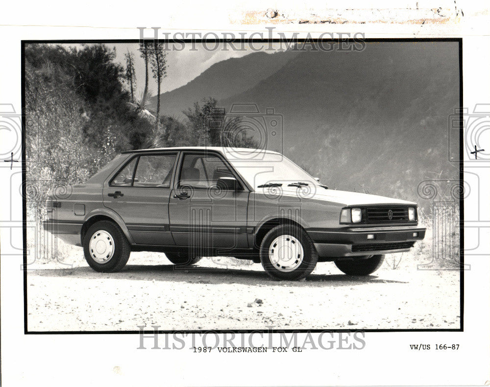1987 Press Photo Volkswagen Fox In U S - Historic Images
