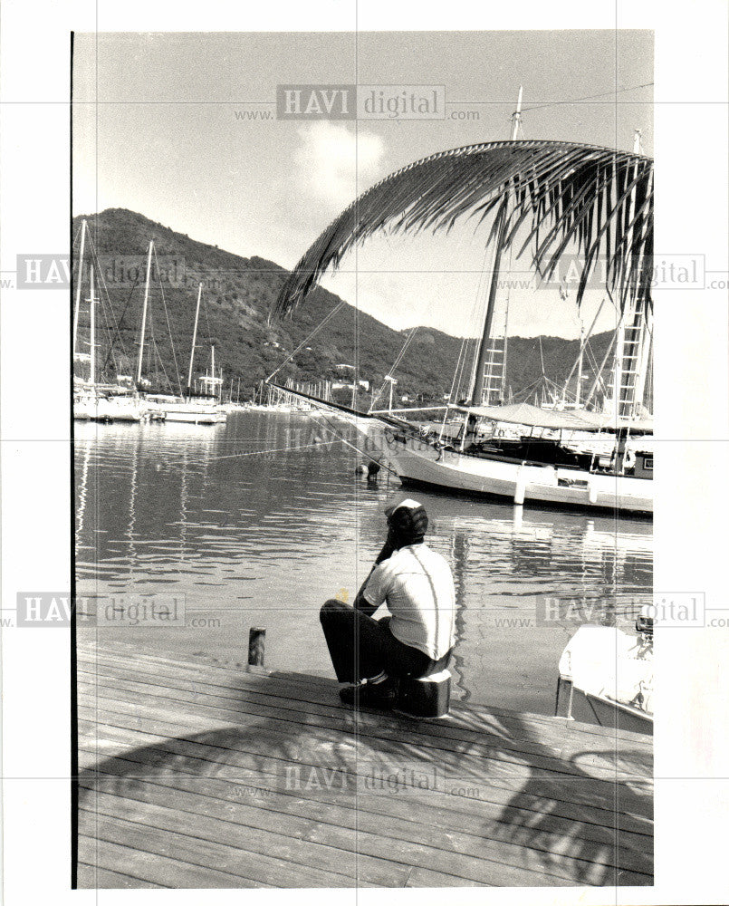 1987 Press Photo st. thomas, U.S. Virgin Islands,travel - Historic Images