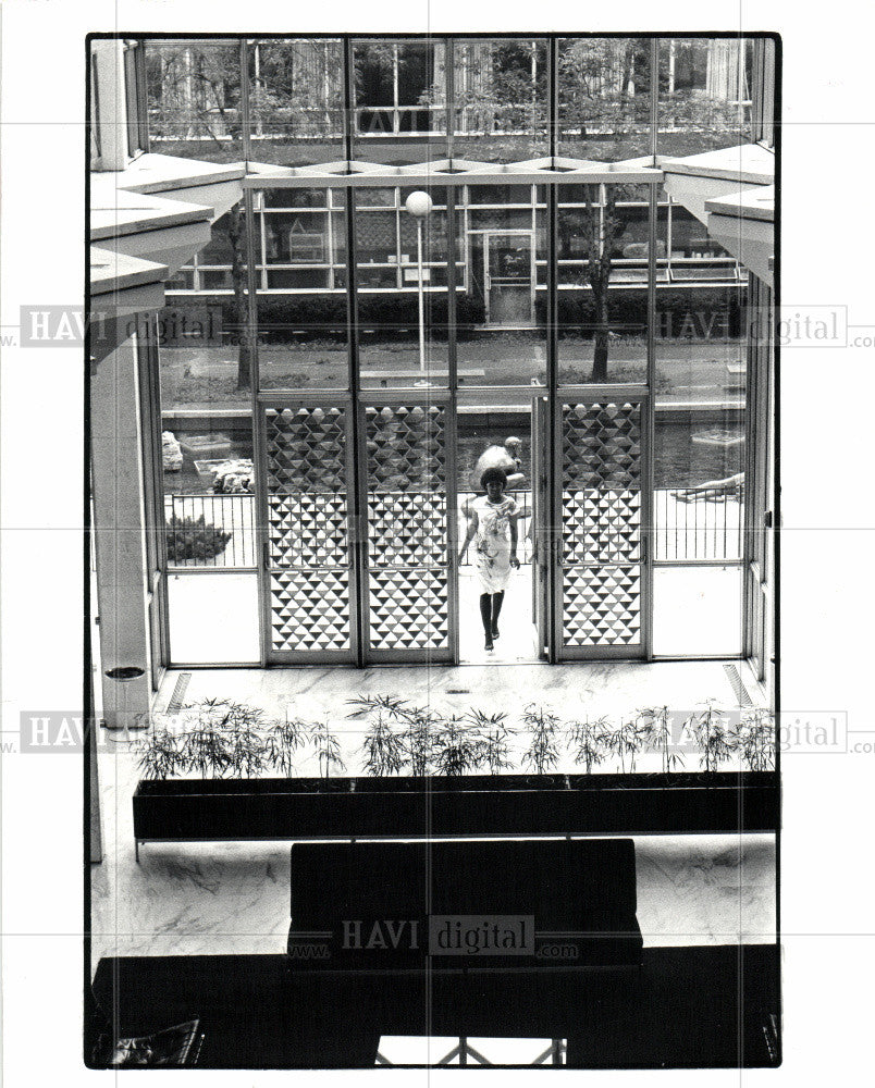 1981 Press Photo MCGREGOR MEMORIAL BUILDING - Historic Images