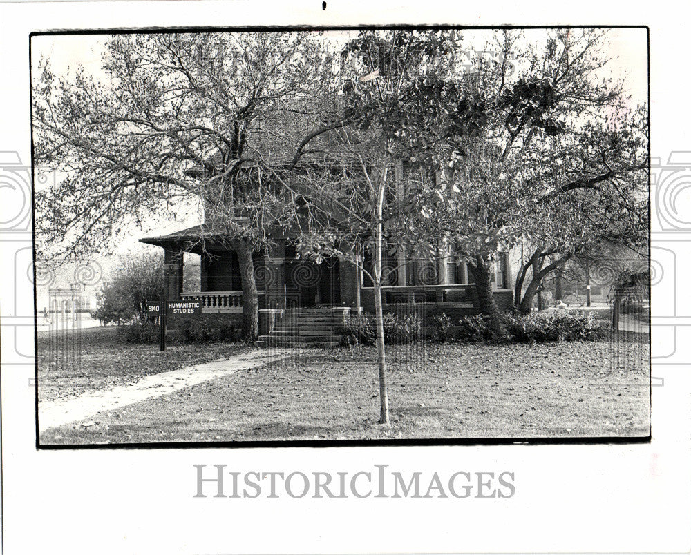 1981 Press Photo Beyster House Wayne State University - Historic Images