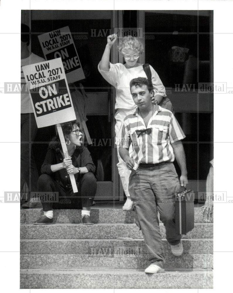 1986 Press Photo Striker Jennifer Risberg - Historic Images