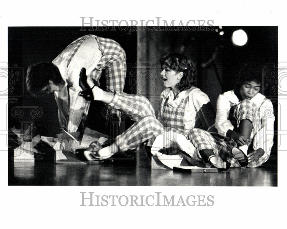 1982 Press Photo WAYNE STATE UNIVERSITY DANCE COMPANY - Historic Images
