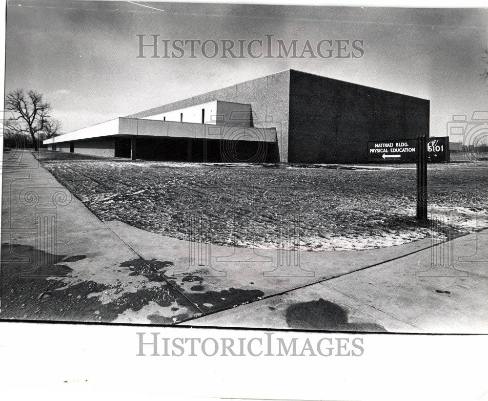 1970 Press Photo Wayne State Mathaei physical education - Historic Images