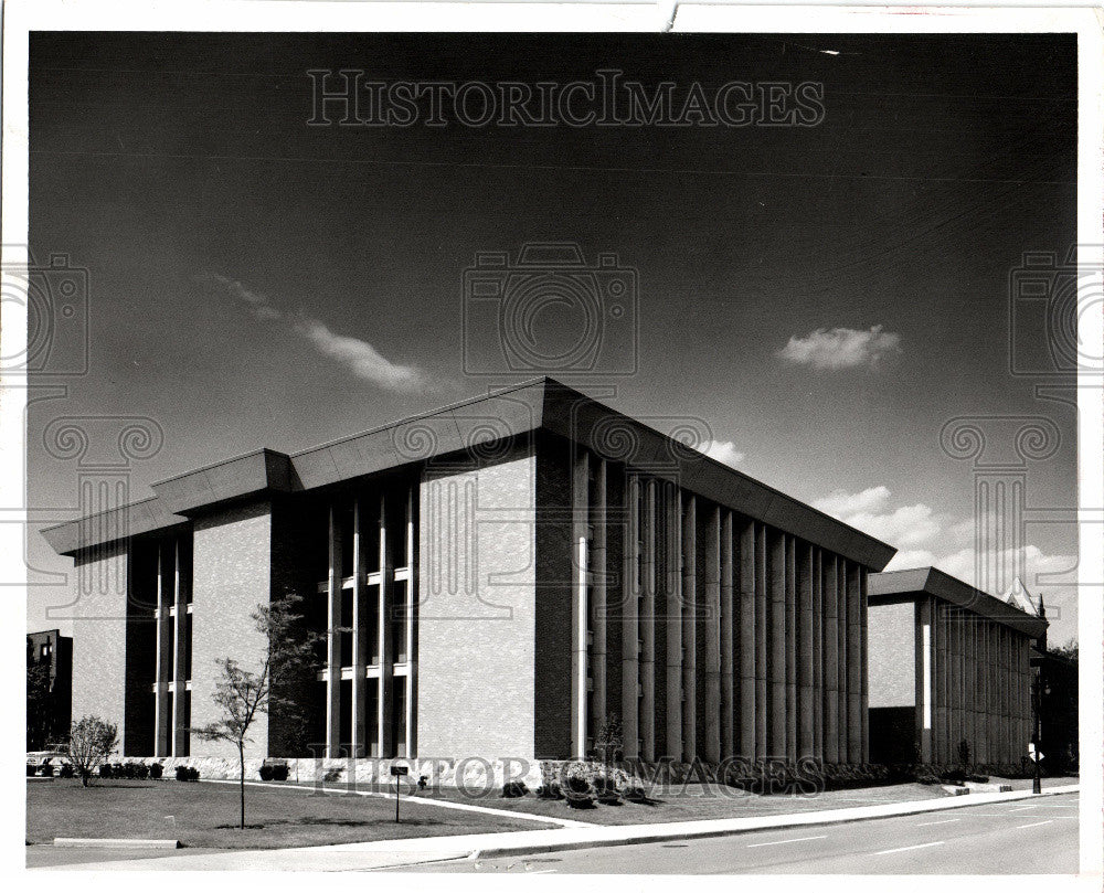 1967 Press Photo WAYNE STATE UNIVERSITY PHYSICS BLDG - Historic Images