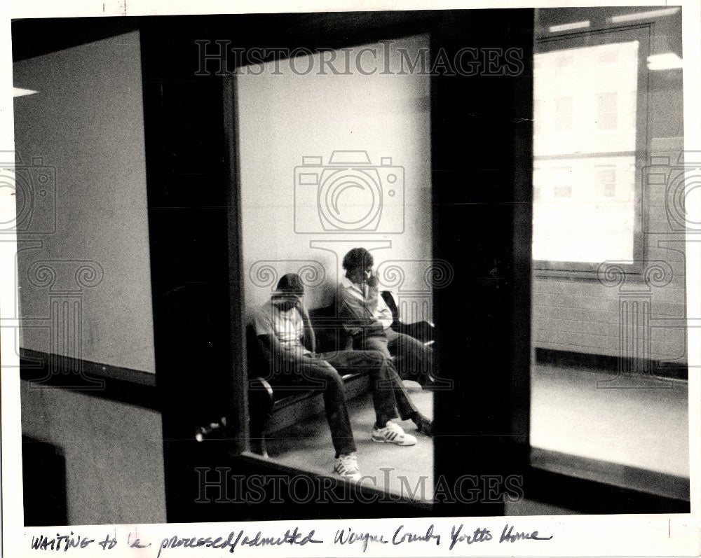 1986 Press Photo Juvenile court - Historic Images