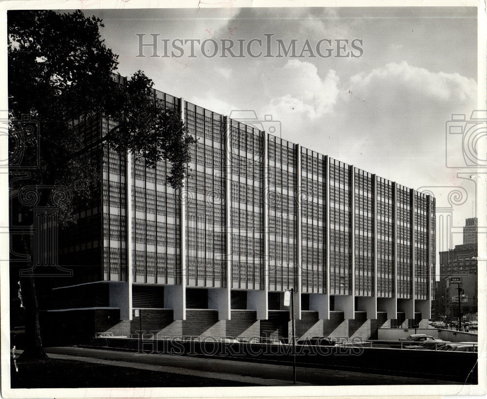 1965 Press Photo Eberle M. Smith Associates County jail - Historic Images