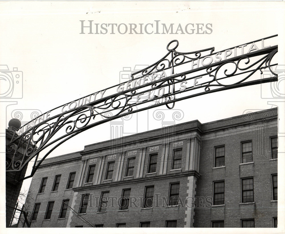 Press Photo Wyne country General Hospital - Historic Images