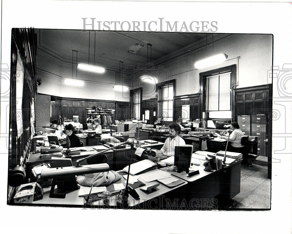 1981 Press Photo 41st floor of Old County Building - Historic Images