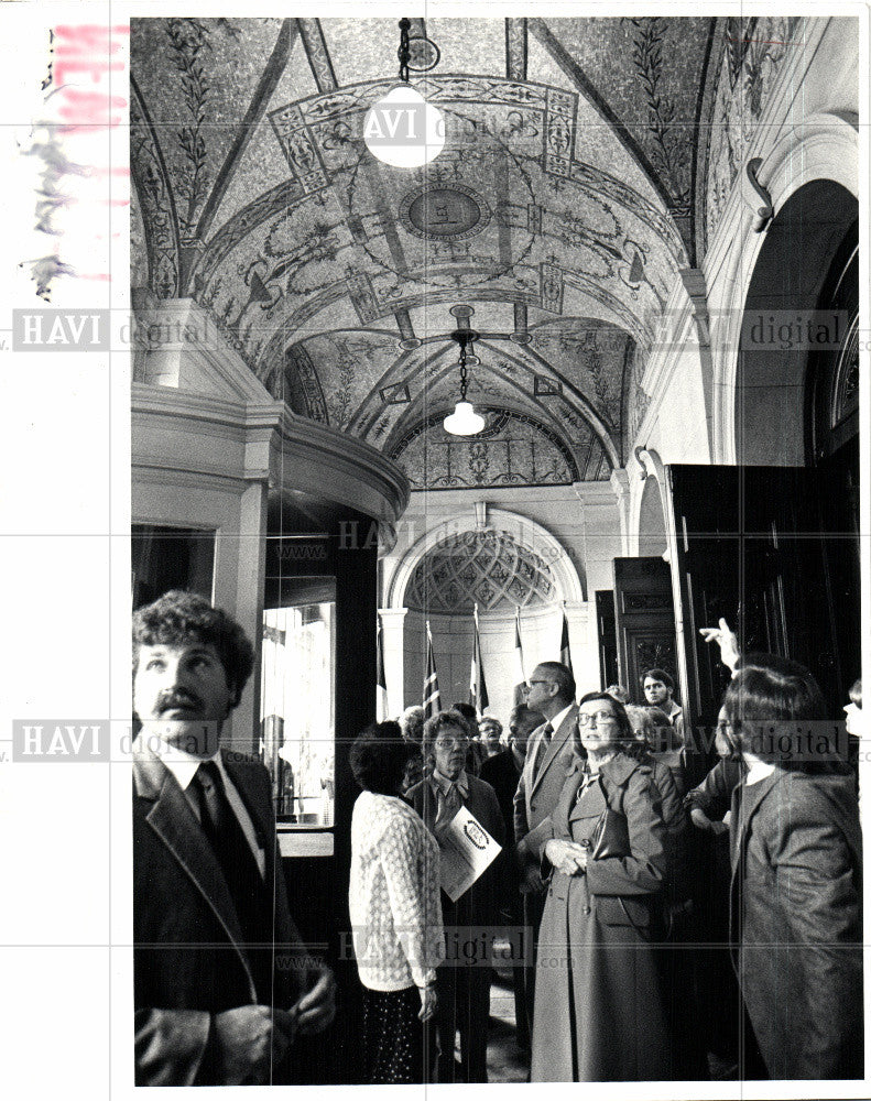 1982 Press Photo Wayne County Court House - Historic Images