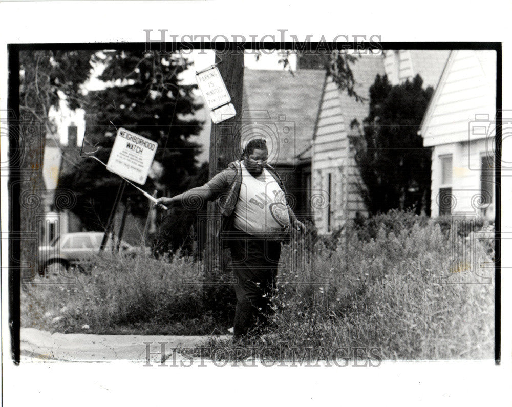 1990 Press Photo Wayne County Alternative Work Force - Historic Images