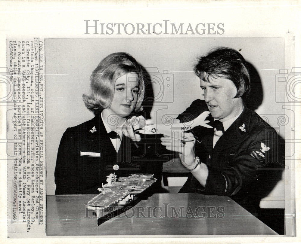 1966 Press Photo Learning Plane Identity. - Historic Images
