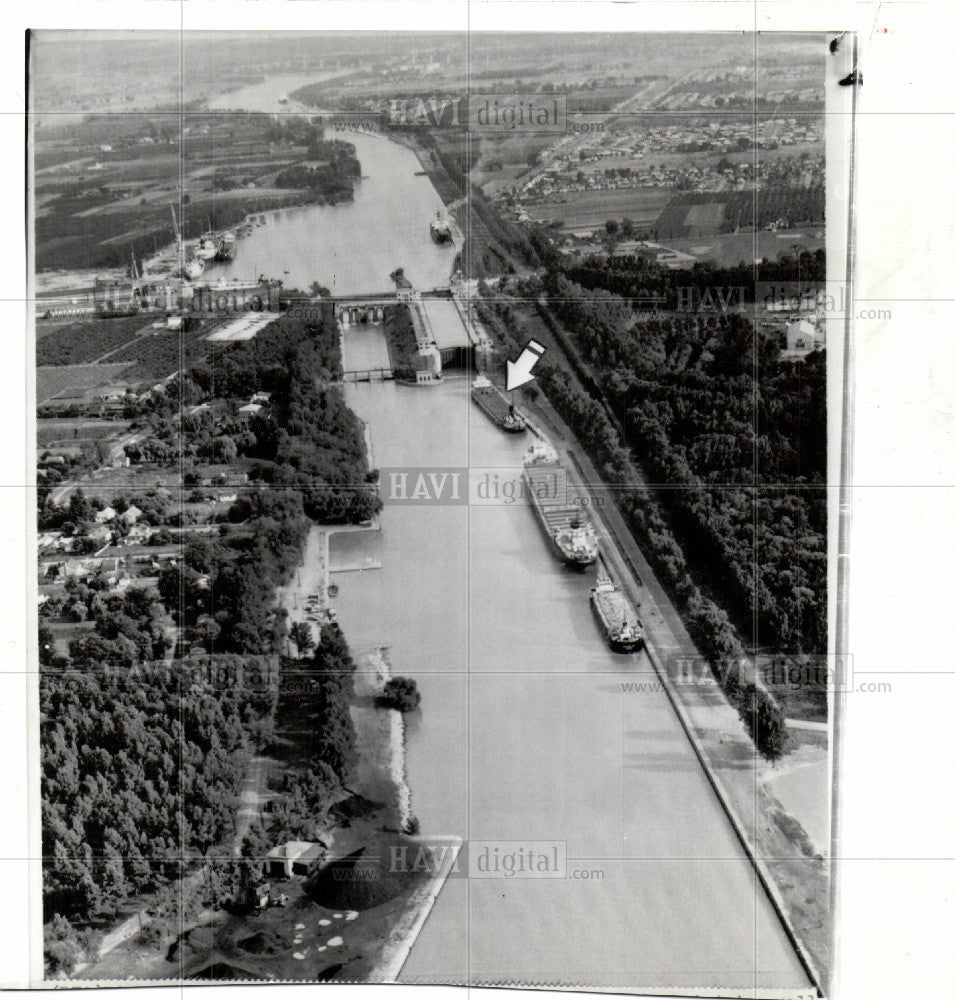 1962 Press Photo Welland Canal - Historic Images