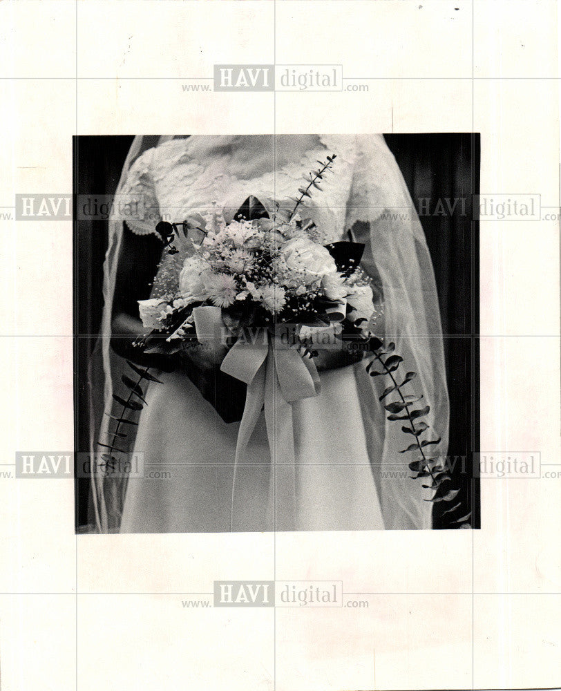 1975 Press Photo wedding - Historic Images