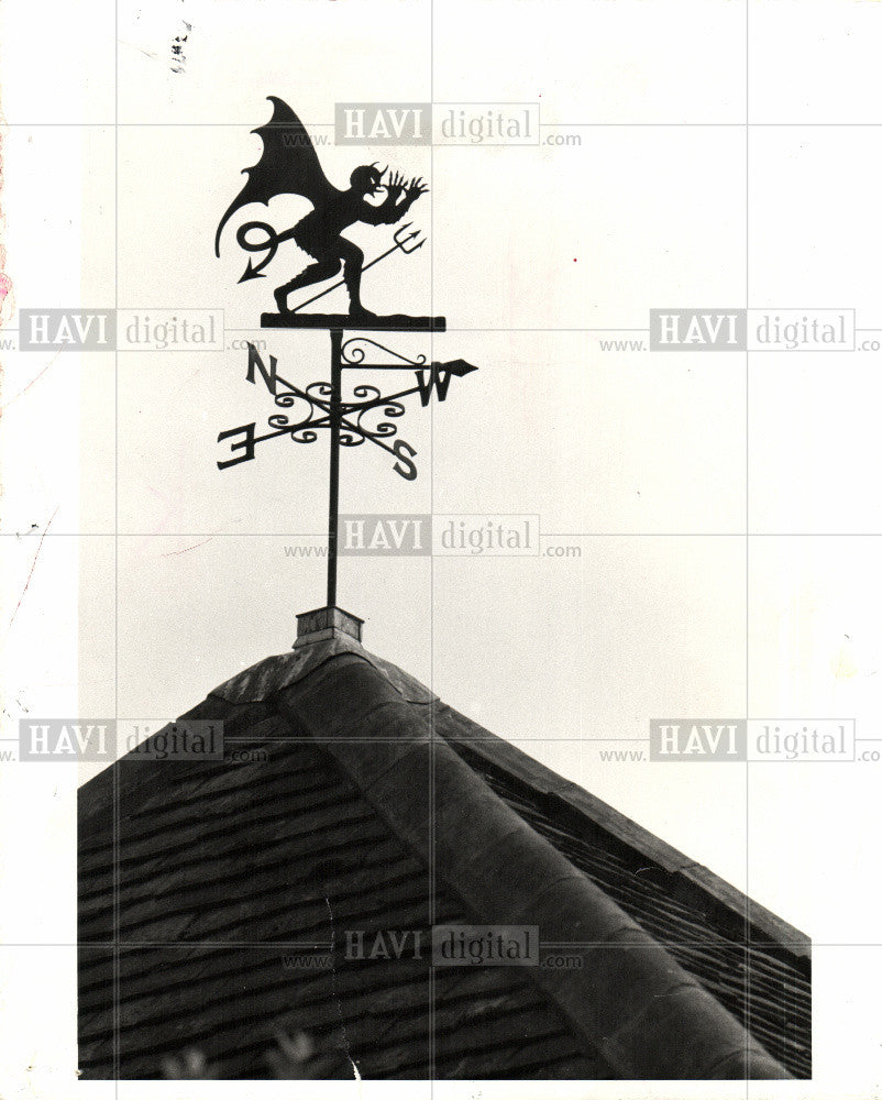 1972 Press Photo weathervanes - Historic Images