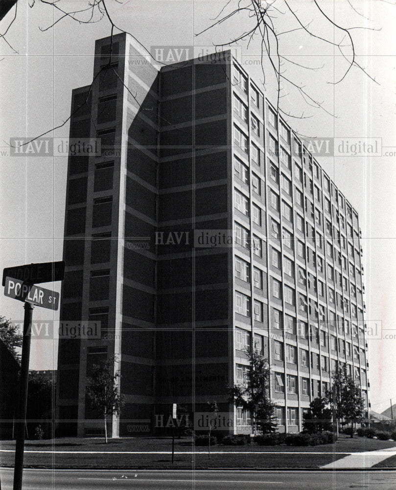 1969 Press Photo WyanDotte 1969 housing project - Historic Images