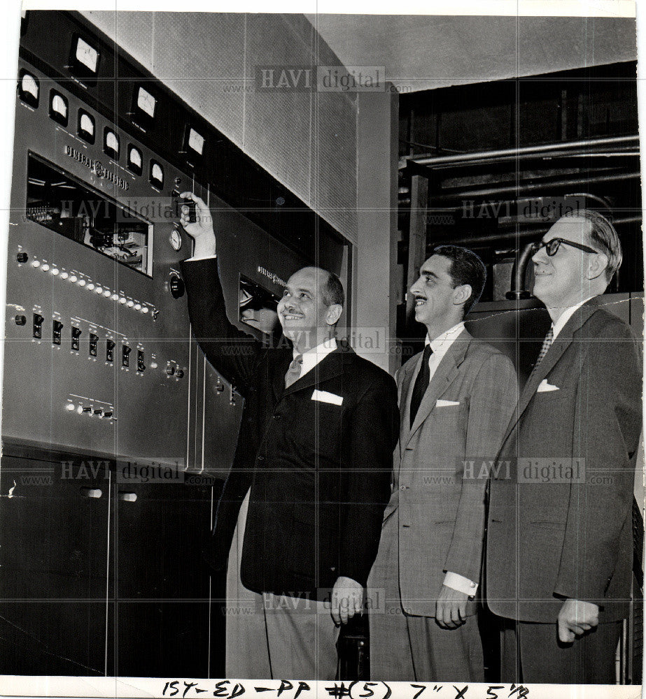 1955 Press Photo an ABC-affiliated television station - Historic Images