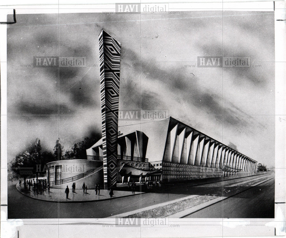 1957 Press Photo Belgian - Historic Images