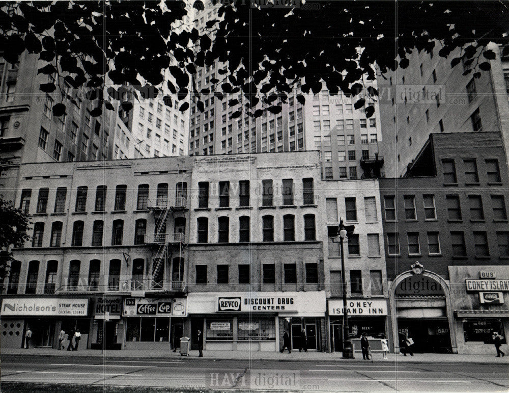 1973 Press Photo Woodward Avenue - Historic Images