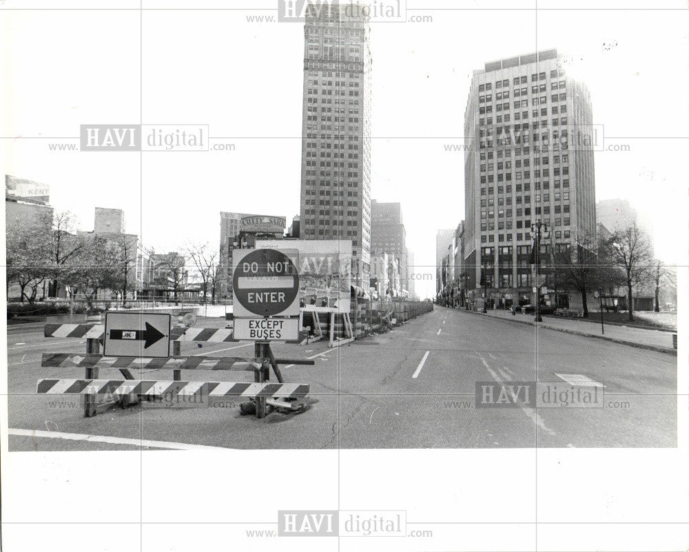 1978 Press Photo Woodward Avenue - Historic Images