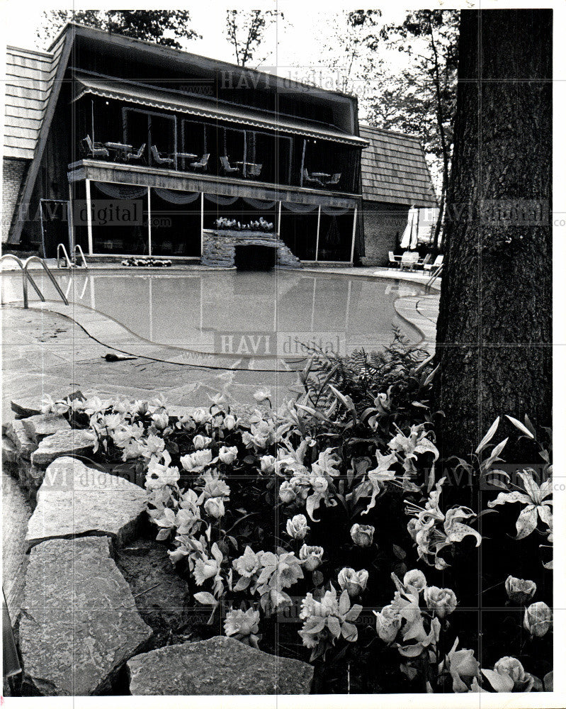 1970 Press Photo Clubhouse - Historic Images