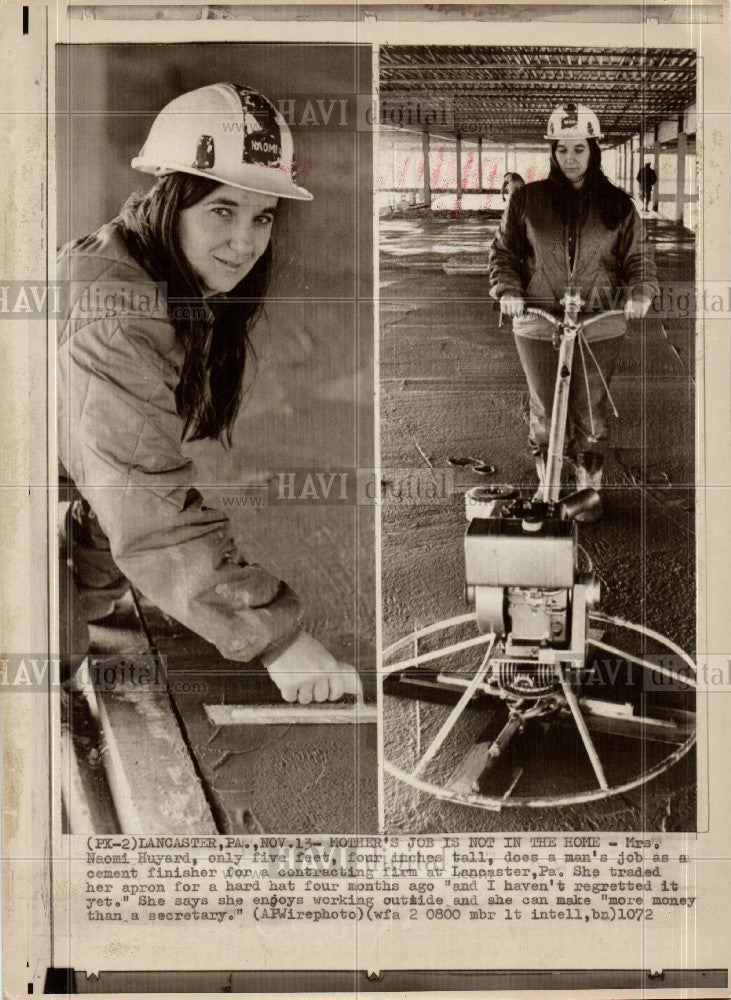 1972 Press Photo Mrs Neomi Huyard - Historic Images
