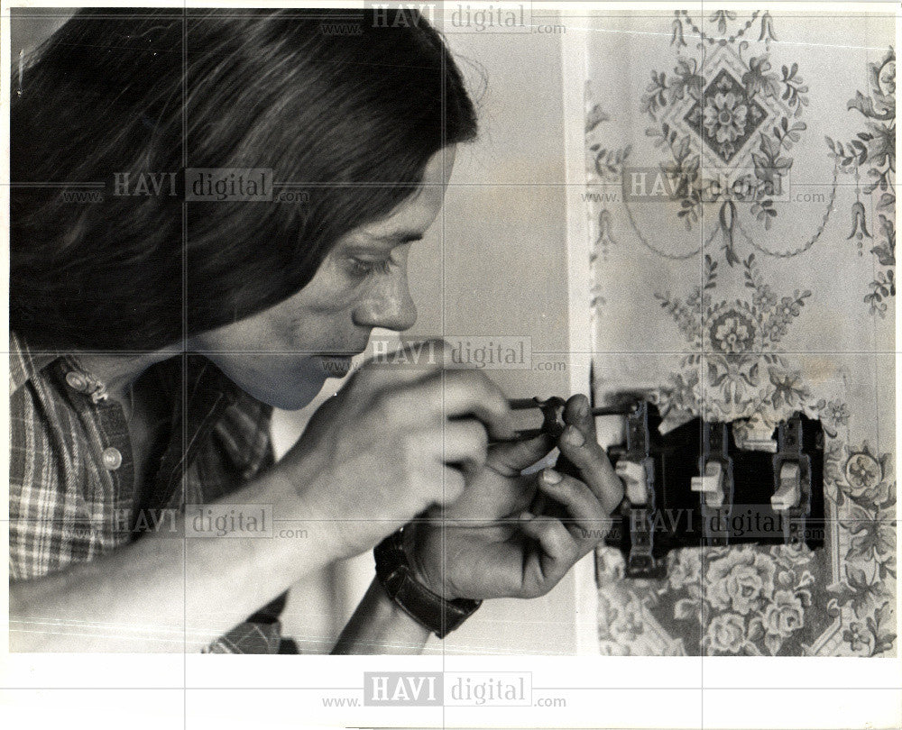 1979 Press Photo ELECTRICIAN CLASS - Historic Images