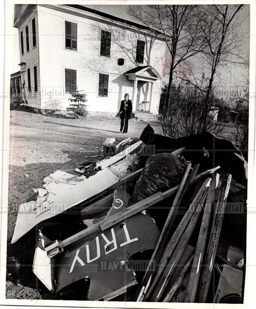 1974 Press Photo ALICIA WORTHLEY Building Inspector - Historic Images