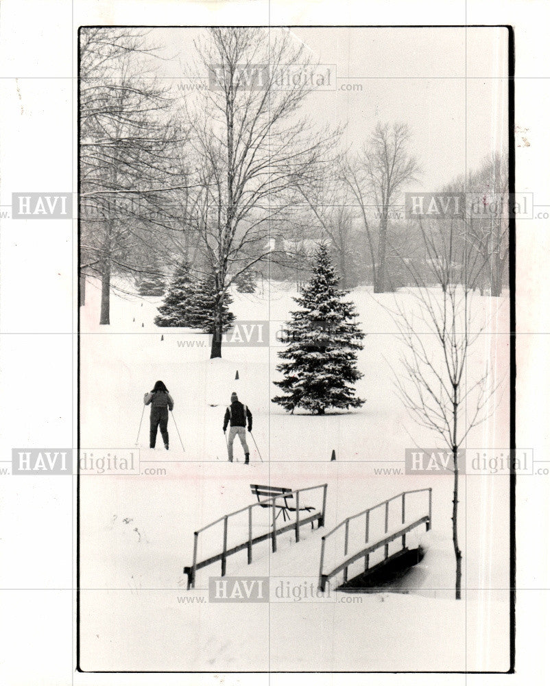 1963 Press Photo Brighton Winterfest Winter Scene - Historic Images