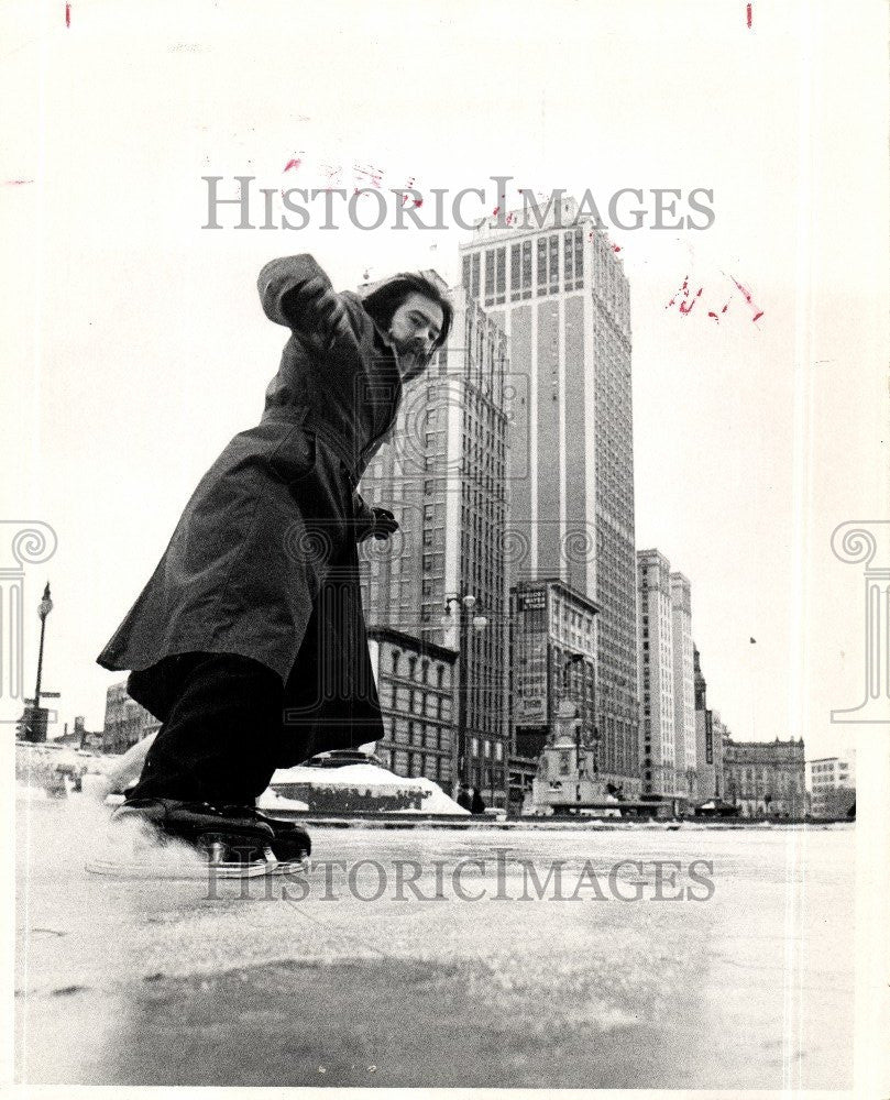 Press Photo Winter Scene - Historic Images