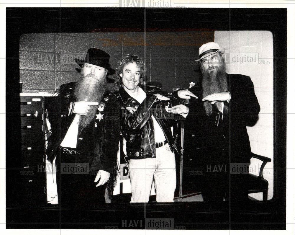 1991 Press Photo ZZ Top Cort Slires - Historic Images