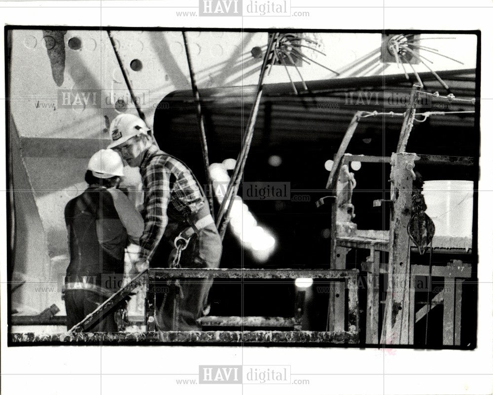 1985 Press Photo Zilwaukee Bridge - Historic Images