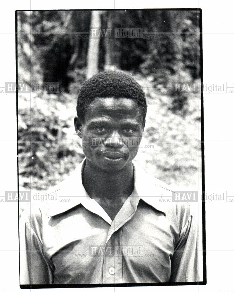 1982 Press Photo Mbata Bama Zaire - Historic Images