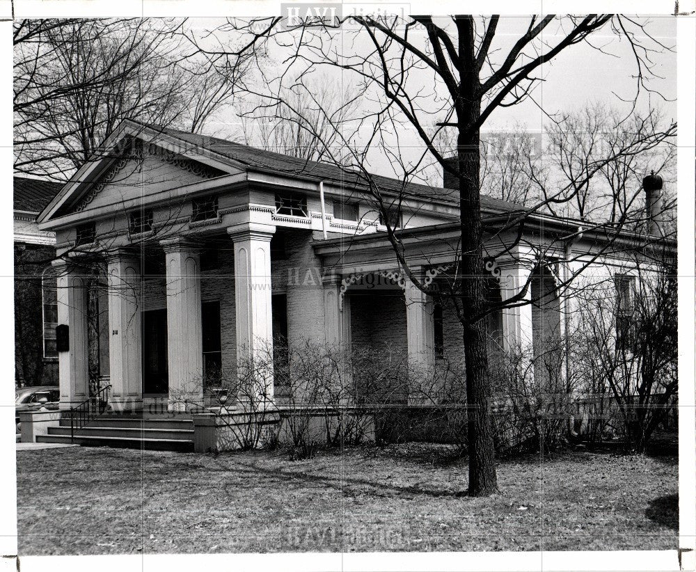 Press Photo Greek Revival building Ballard - Historic Images