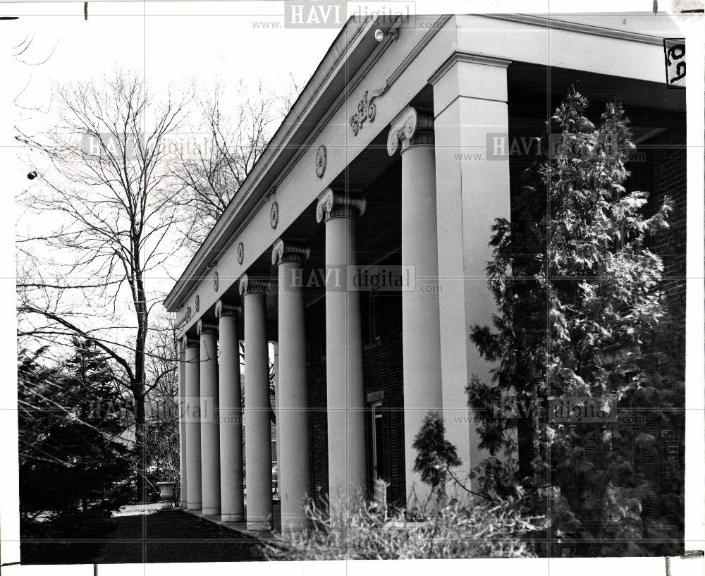 1953 Press Photo Schoolhouse 1842 - Historic Images