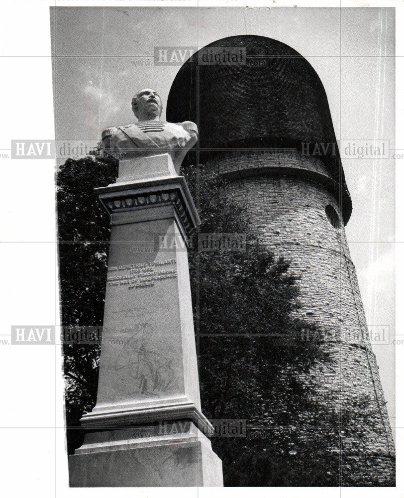 1964 Press Photo Gen Demetrius Ypsilanti bust - Historic Images