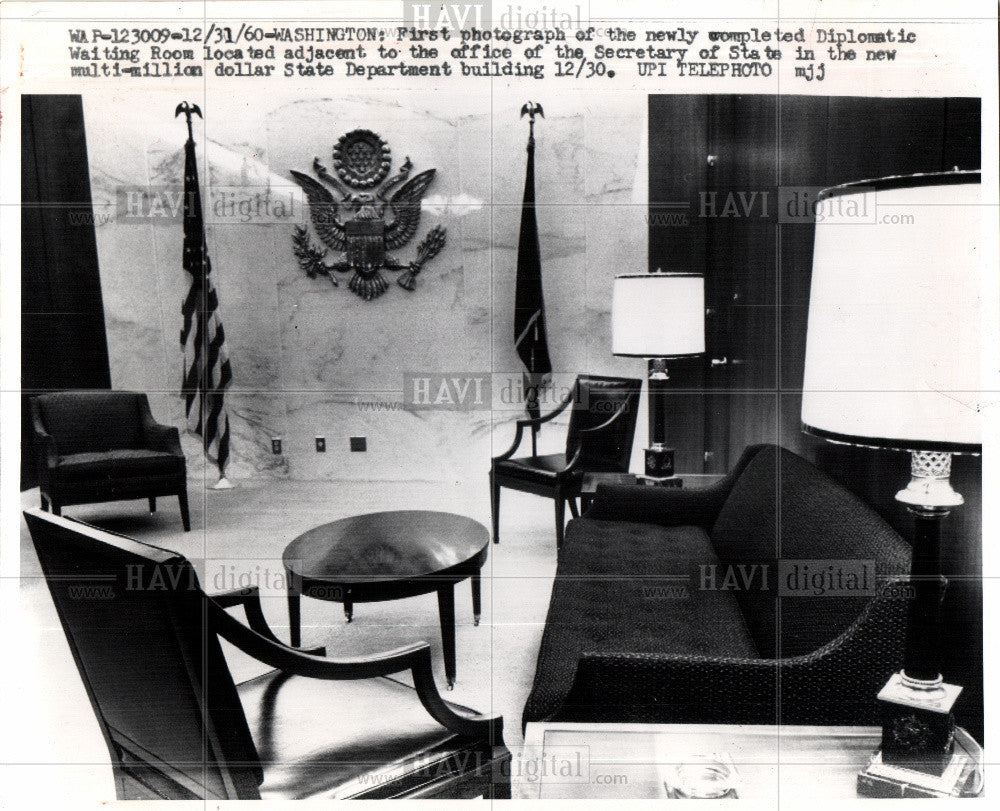 1961 Press Photo United State State Department Building - Historic Images