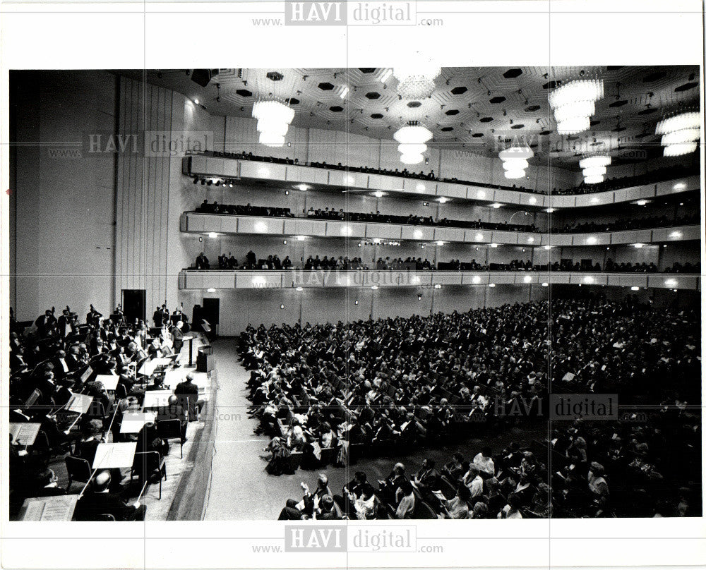 1983 Press Photo Kennedy Center, Detroit Symphony Girls - Historic Images