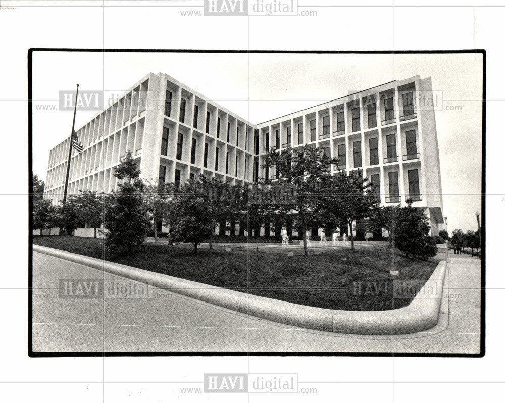 1987 Press Photo HART SENATE BLDG. - Historic Images