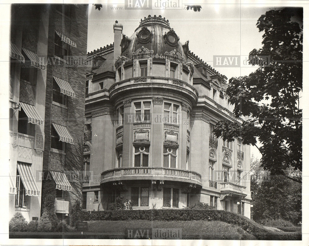 1930 Press Photo Washington D.C. Embassy Row - Historic Images